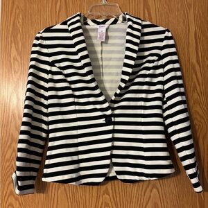 Candie’s Black and Cream/White Blazer
